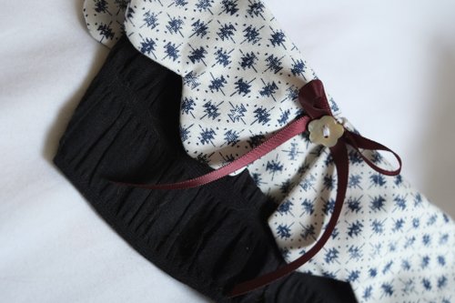 Petit mandana 寵物禮服訂製/大波浪內襯配洋裝 Wavy collar with Skater Dress