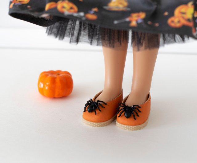 Little Darlin' Halloween Wool Felt selling Pumpkin Costume 13” Doll