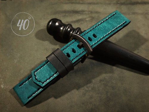 40degreeshandcraft Ortensia Pueblo Leather watch strap, Handmade leather watch strap, watch band