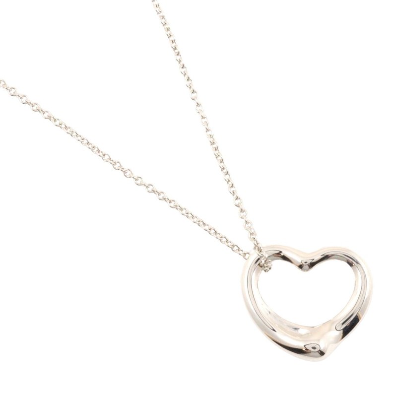 【日本直送】ティファニー TIFFANY&Co. オープンハート ネックレス 22mmモデル シルバー925 約7.1g レディース【中古】 - 項鍊 - 銀 銀色