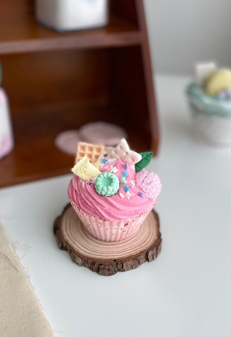 【Baking Gypsum】Muffin Cake Fragrance Stone - น้ำหอม - วัสดุอื่นๆ 
