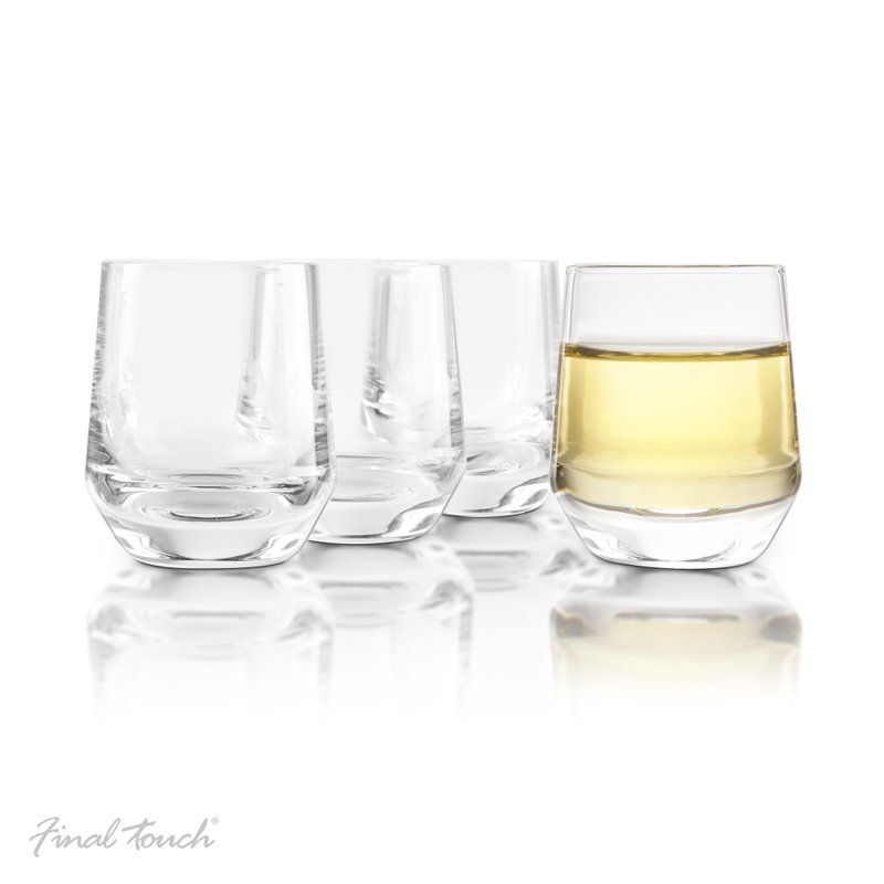 Final Touch Crystal Sake Glass 37ml (Set of 4) - แก้วไวน์ - คริสตัล 