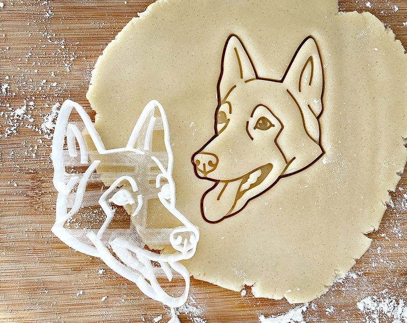 Belgian Malinois Cookie Cutter / Dog portrait cutter / 3D printed - อื่นๆ - พลาสติก 