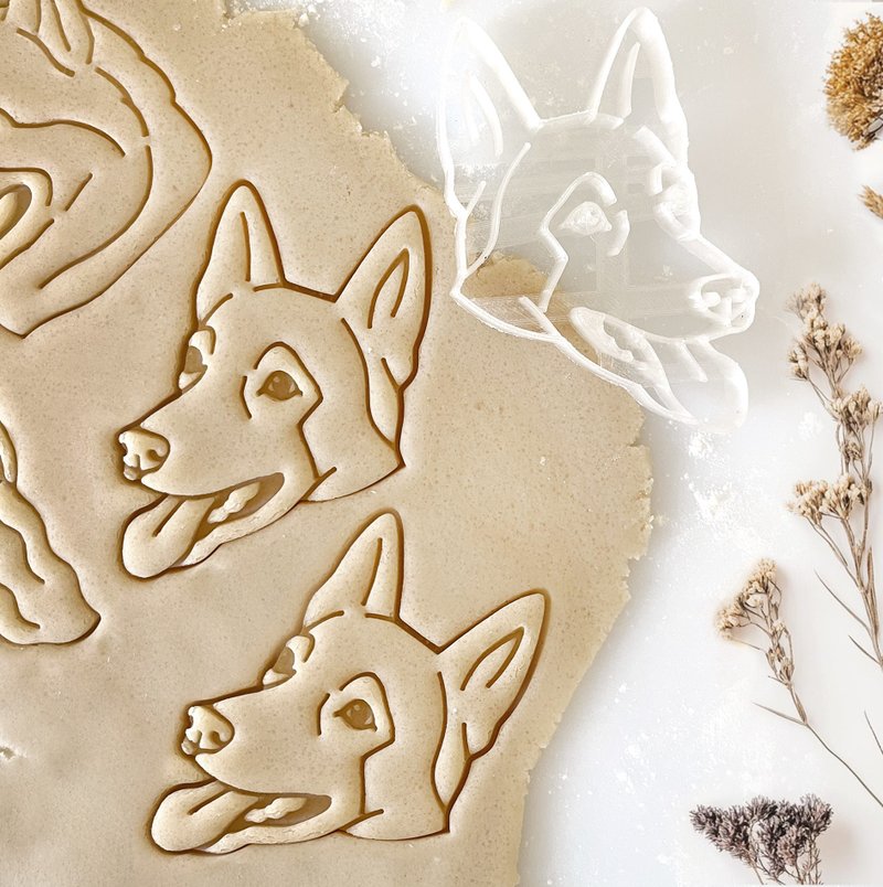 Belgian Malinois Cookie Cutter, Dog portrait 3D printed cutter - 其他 - 塑膠 