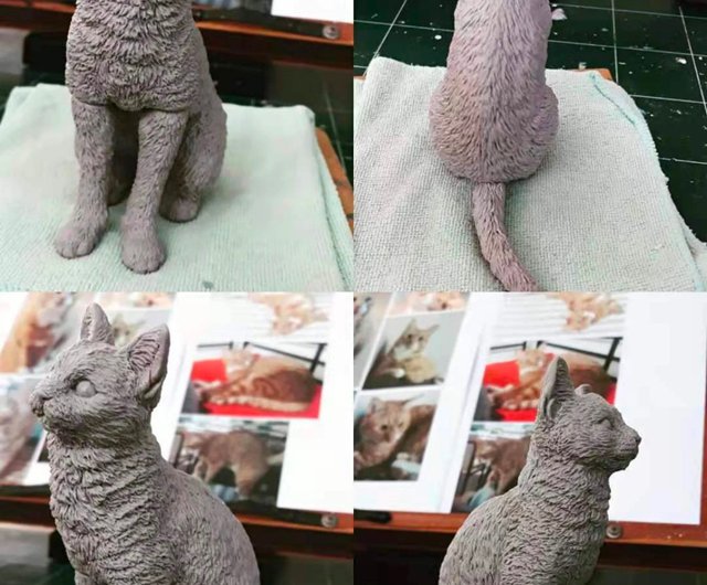 オーダーメイド】うちの子 愛犬 愛猫 肖像画 3D 写真 似顔絵 人形 フィギュア メモリアル ペットロス ペットの - ショップ uDesign  人形・フィギュア - Pinkoi