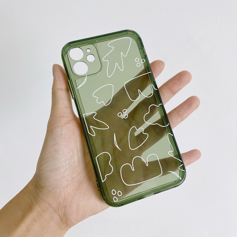 可來圖定制 iPhone綠色透明軟殼 - 手機殼/手機套 - 其他材質 綠色