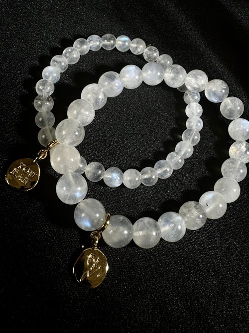 nuwu jewelry 女巫彩寶 昧色微醺。白月光 藍月光 真命天子之石 手環 手鍊 手串