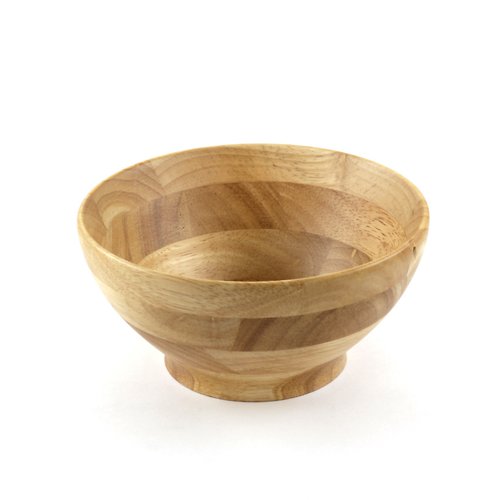 CIAO WOOD 巧木 |巧木| 木製甜湯碗(原木色)/木碗/湯碗/餐碗/凹底碗/橡膠木