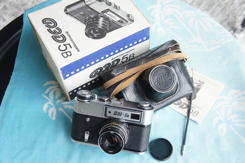 FED-5V camera LENS SOVIET LEICA for YOUR COLLECTION! - 相機/拍立得/底片相機 - 其他材質 