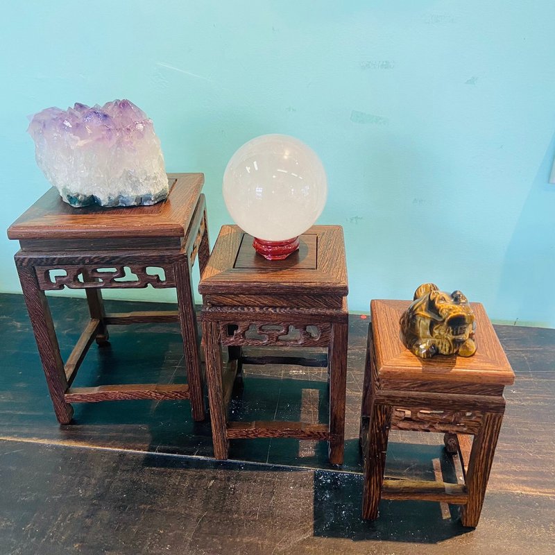 擺件木座 藝品架 (大+中+小 一組) A375 - 擺飾/家飾品 - 木頭 
