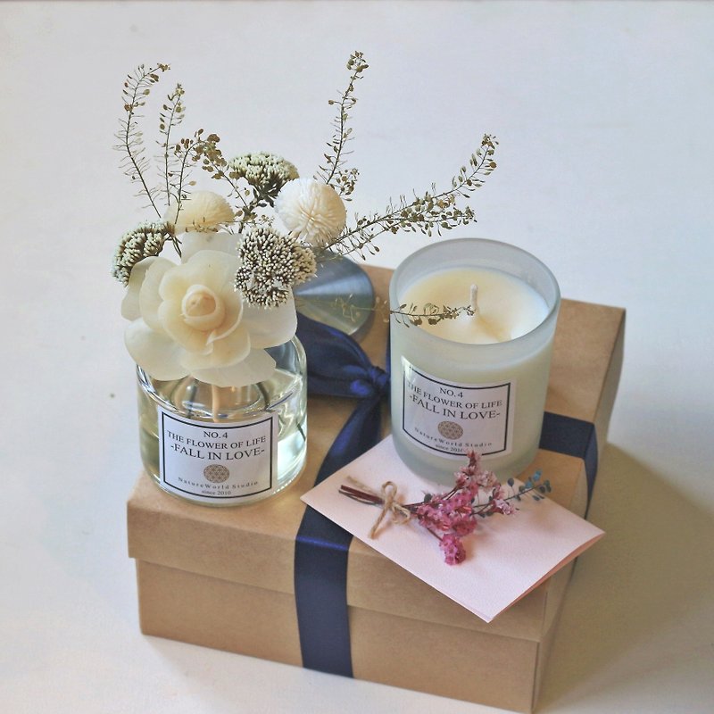 Romantic fragrance 4-piece set/8 styles - Fragrances - Plants & Flowers White