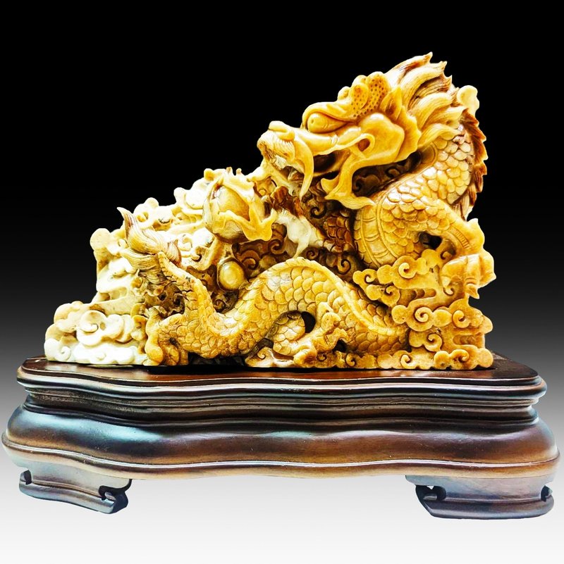 【龍宮舍利】龍王巧雕 送福之王 七星龍王之一 空間注入正能量 - 其他小家電 - 石頭 卡其色