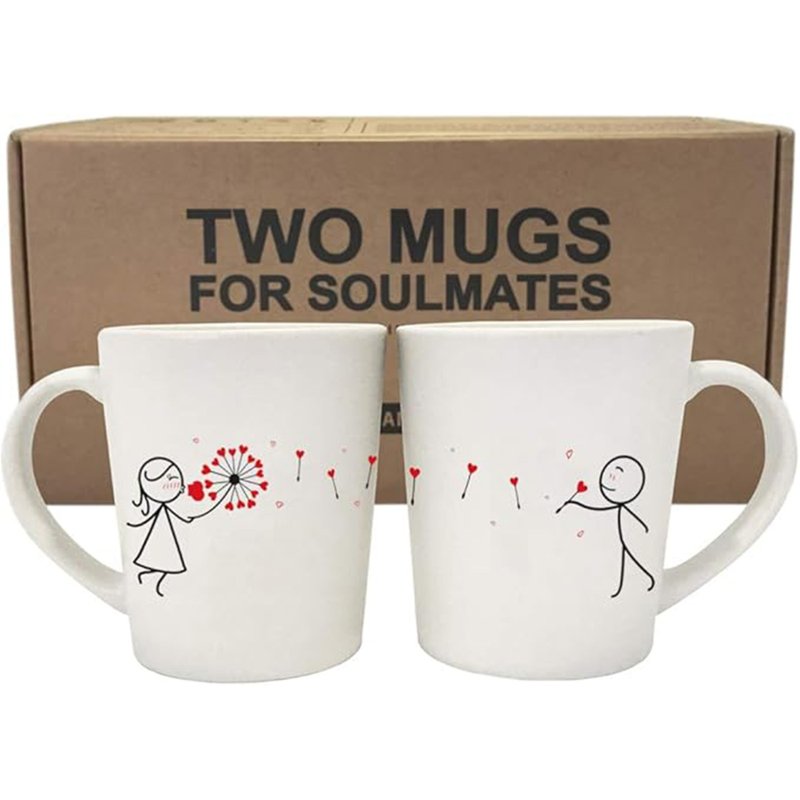 You are my Pearl You Boy Meets Girl couple mugs by Human Touch - Mugs - Clay White