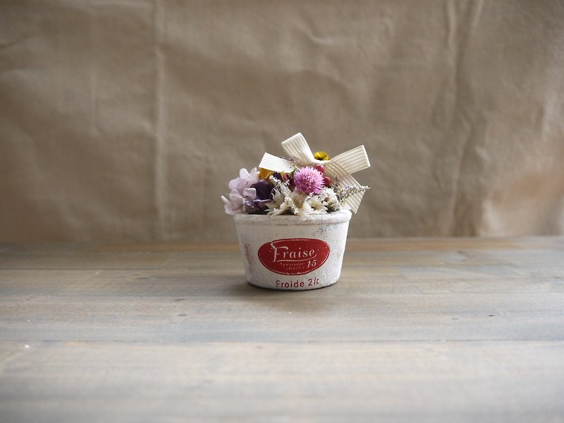 [] Sweet wind grocery American country not withered flowers dried hydrangea X clay flower cup low roundtable - Plants - Plants & Flowers Purple