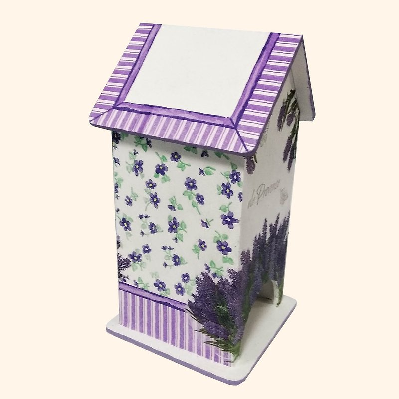 Tea House-Tea Bag Storage Box LAVANDER, Home decor ideas, Vintage - 餐桌布/餐墊 - 木頭 
