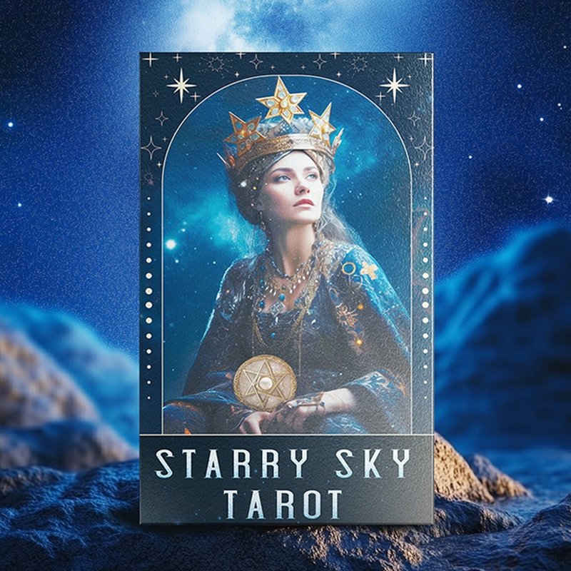 星空塔羅牌Starry Sky Tarot韋特初學者新手入門卡牌 - 桌遊/卡牌 - 紙 多色