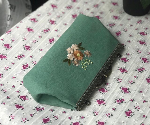 クラッチバッグ、ハンドバッグ、刺繍糸バッグ、リネンバッグ