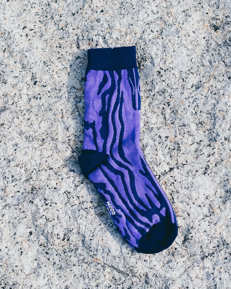 MOODLABBYLORRAINE | Purple Fantasy 襪子 - 襪子 - 棉．麻 紫色