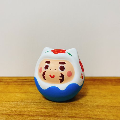 十三小時雜貨店 擴香石 | 緣起物系列 | 手繪 富士山 達摩