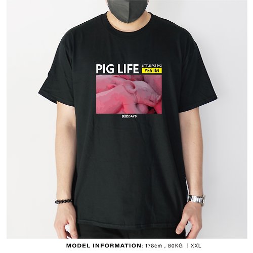 WATER BIRD 豬的生活 -自家設計印刷T-Shirt