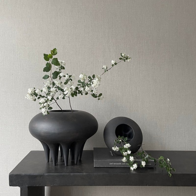 Medusa Vase Big - 陶 花器 大型 - 花瓶/花器 - 陶 咖啡色