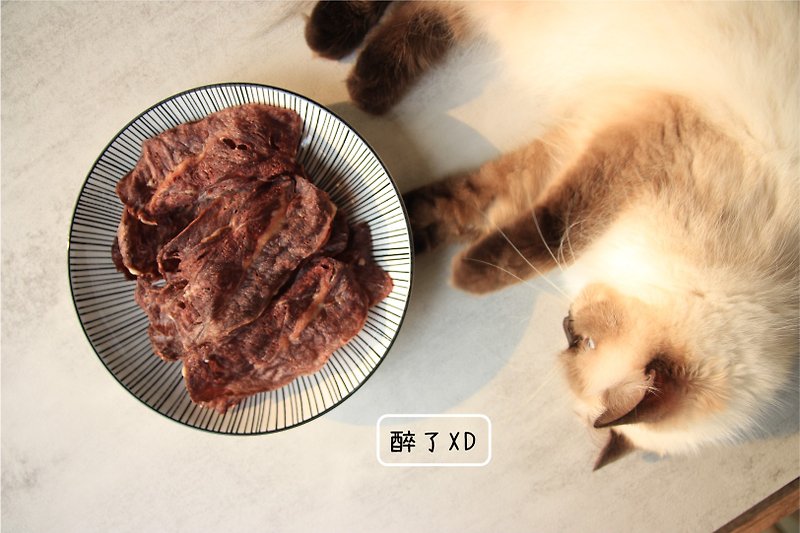 【Prairie Warrior Beef Jerky】Pet bibimbap original meat nutritional refill pet meat jerky - Snacks - Fresh Ingredients 