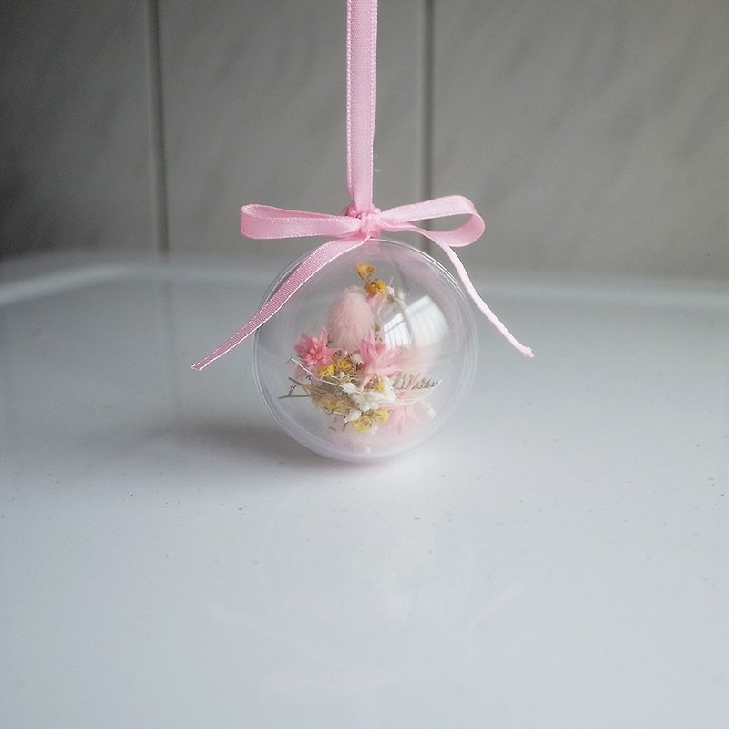 【Q-cute】 transparent ball series - dry pollen color - Plants - Plants & Flowers Pink