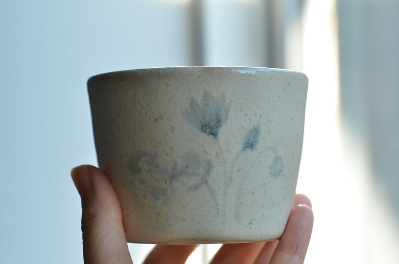 陶杯 | 水墨 | 夏荷 - 茶壺/茶杯/茶具 - 陶 卡其色