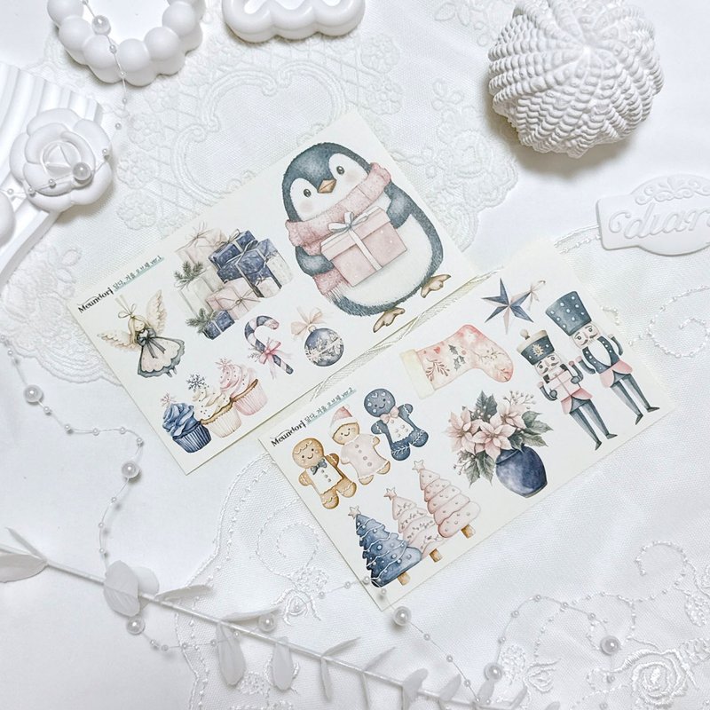 Full of winter - Object paper sticker - 貼紙 - 紙 