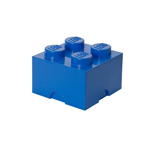 Room Copenhagen 台灣代理（昱瑒） Room Copenhagen 樂高 LEGO 4凸收納盒-寶藍色(40031731)