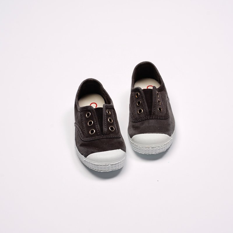 西班牙國民帆布鞋 CIENTA 70777 01 黑色 洗舊布料 童鞋 - 童裝鞋 - 棉．麻 黑色