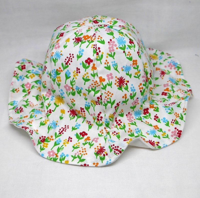 Tulip hat / colorful flower - 嬰兒帽/髮帶 - 棉．麻 粉紅色