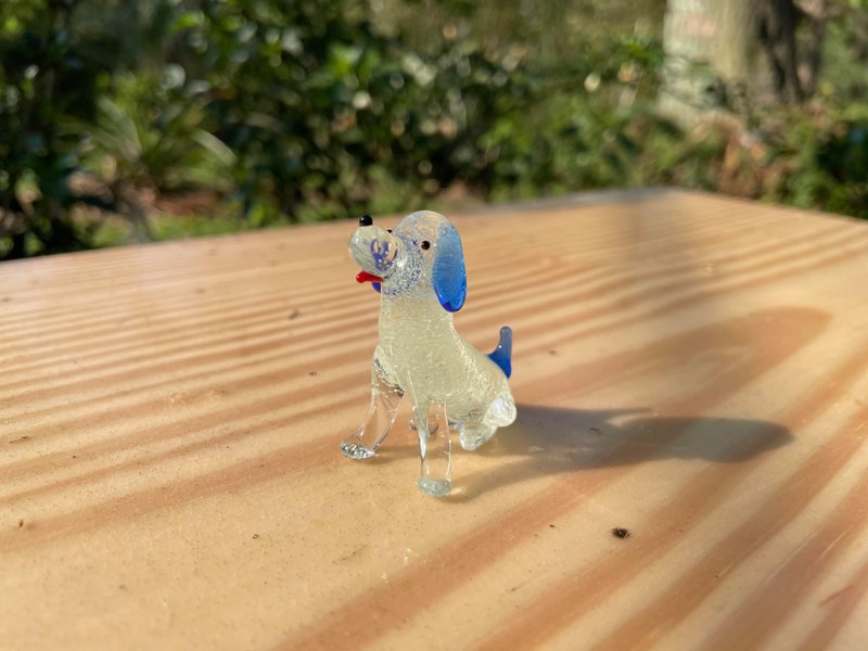 夜光 十二生肖 狗 水晶玻璃 - 擺飾/家飾品 - 玻璃 