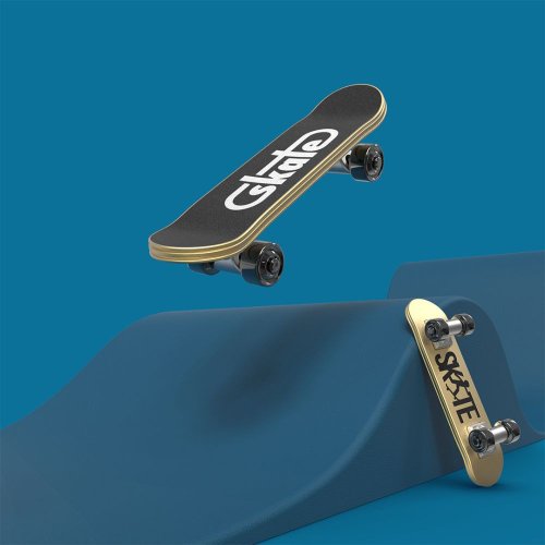 Stüssy スケートボード型キーホルダー メタルモルフォーゼ】MTM スケートボード キーホルダー