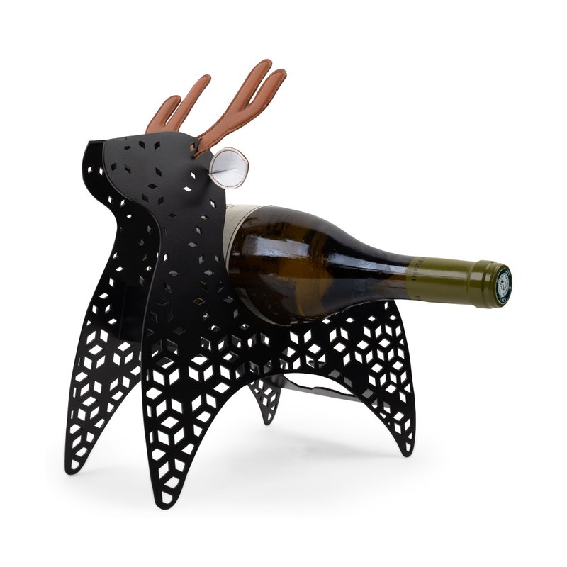 【ワインラック】静夜小酌 Night Sip トナカイ | 新築祝い ギフト 趣味のコレクション 福禄安康 - 置物 - 金属 多色