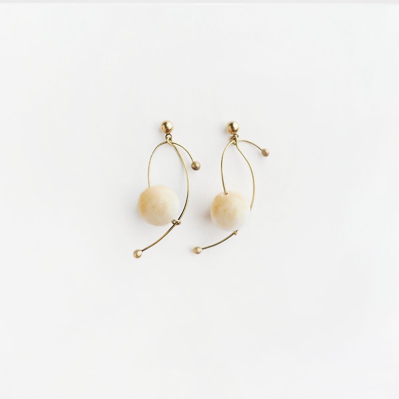 Dancing Earrings (black) - Earrings & Clip-ons - Gemstone Gold