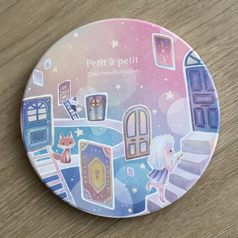【現+預】夢想之門陶瓷吸水杯墊-Petit à petit系列 - 杯墊 - 陶 多色