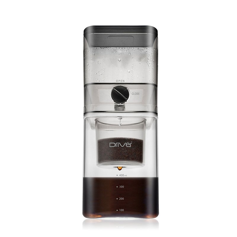 Driver 方型冰滴壺400ml - 咖啡壺/咖啡周邊 - 塑膠 透明