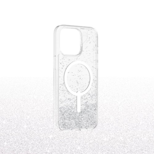 Zagg ZAGG iPhone 15 Essential Glitter Snap 閃光磁吸透明手機殼