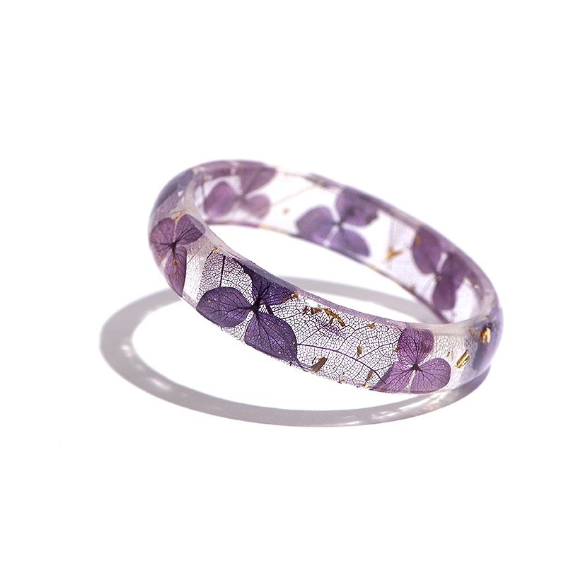 設計師系列【葡萄酒杯】- Cloris Gift永綻花手鐲 - 手鍊/手環 - 植物．花 紫色