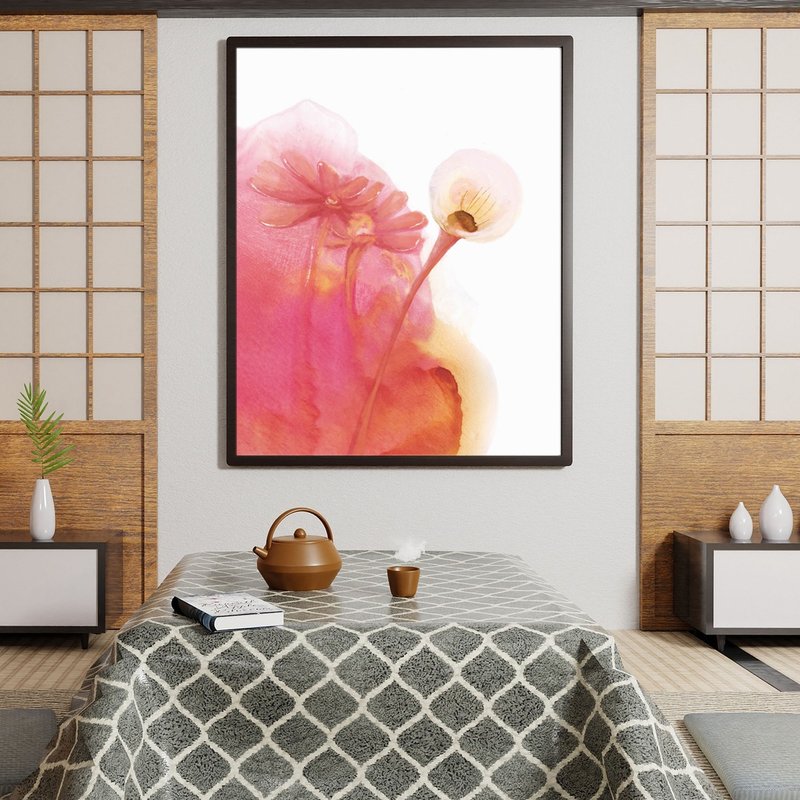 Chamomiles, dandelion, gerbera daisy, flowers kitchen wall art, living room art - 其他數位設計 - 其他材質 