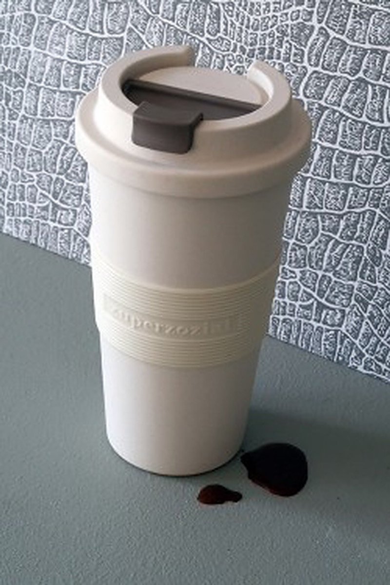 Zuperzozial Time-Out Mug (large) - Coconut White - Mugs - Eco-Friendly Materials White