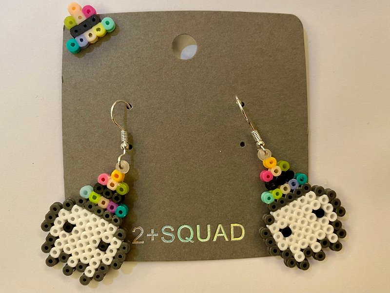 Halloween Earrings Series Q Version Skull - Earrings & Clip-ons - Other Materials Multicolor