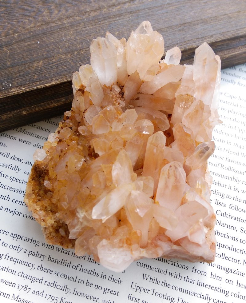 Red Hematite Quartz 馬達加斯加 黃膠花水晶 晶簇 原礦 - 擺飾/家飾品 - 其他材質 