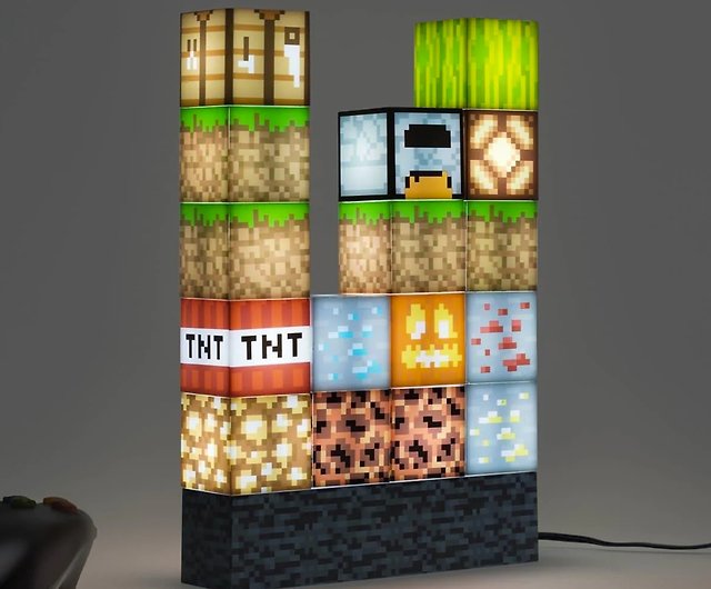 PALADONE Lampara Minecraft Block Building Light