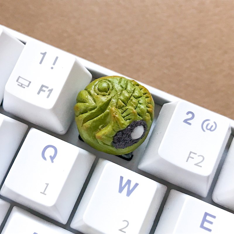 Taiyaki (Matcha) keycaps for mechanical Cherry mx switches - Computer Accessories - Clay Green