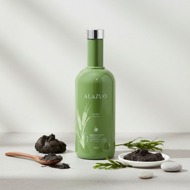 亞拉佐 ALAZUO 海洋元素高機能礦物泥 - 洗頭水 - 其他材質 綠色