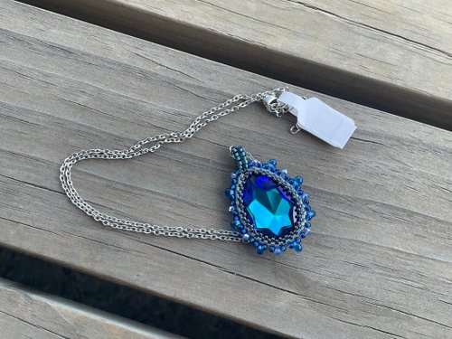 Swarovski ビーズネックレス 証明書付き 220816 スワロフスキー ビーズ ネックレス - ショップ Flower
