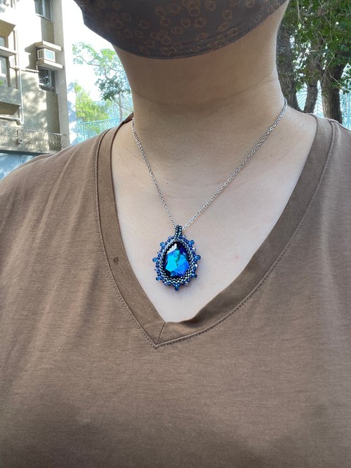 Swarovski ビーズネックレス 証明書付き SWAROVSKI スワロフスキー ネックレス ピアス セット Originally
