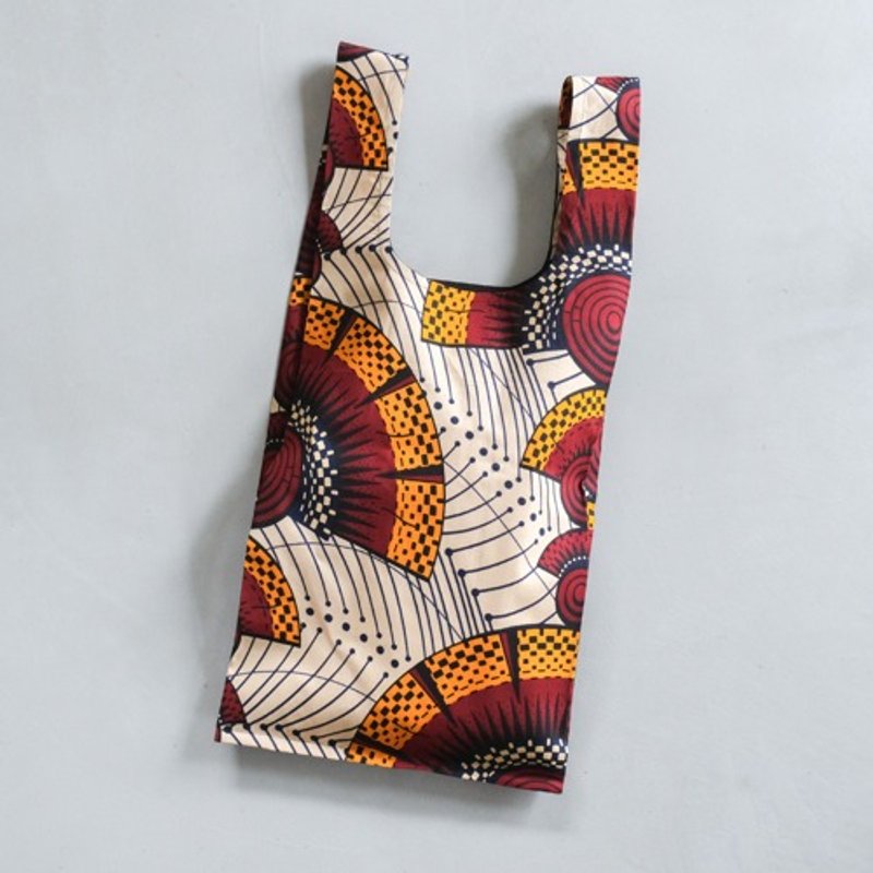 Rhipis African wax print shopping bag - กระเป๋าถือ - วัสดุอื่นๆ 